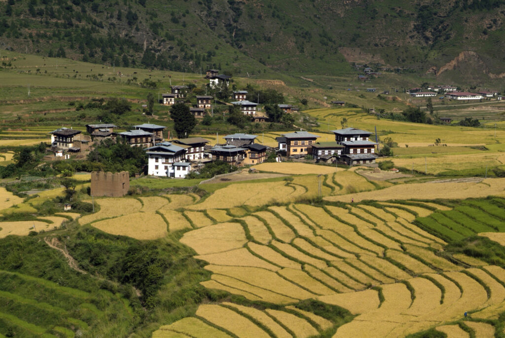 Paysage du Bhoutan