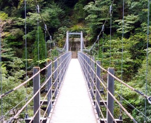 Entrée dans le parc naturel « Shiratani Unsukyo »