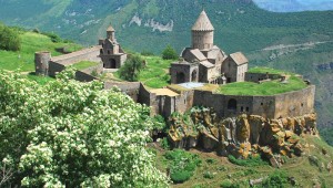 Le monastère de Tatev, vue lors du voyage en Arménie