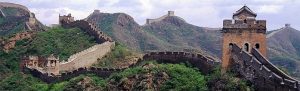 Sur la Grande Muraille de Chine
