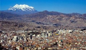 La Paz et lCordillère des Andes !